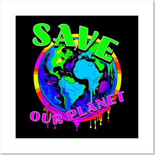 Save our planet Posters and Art